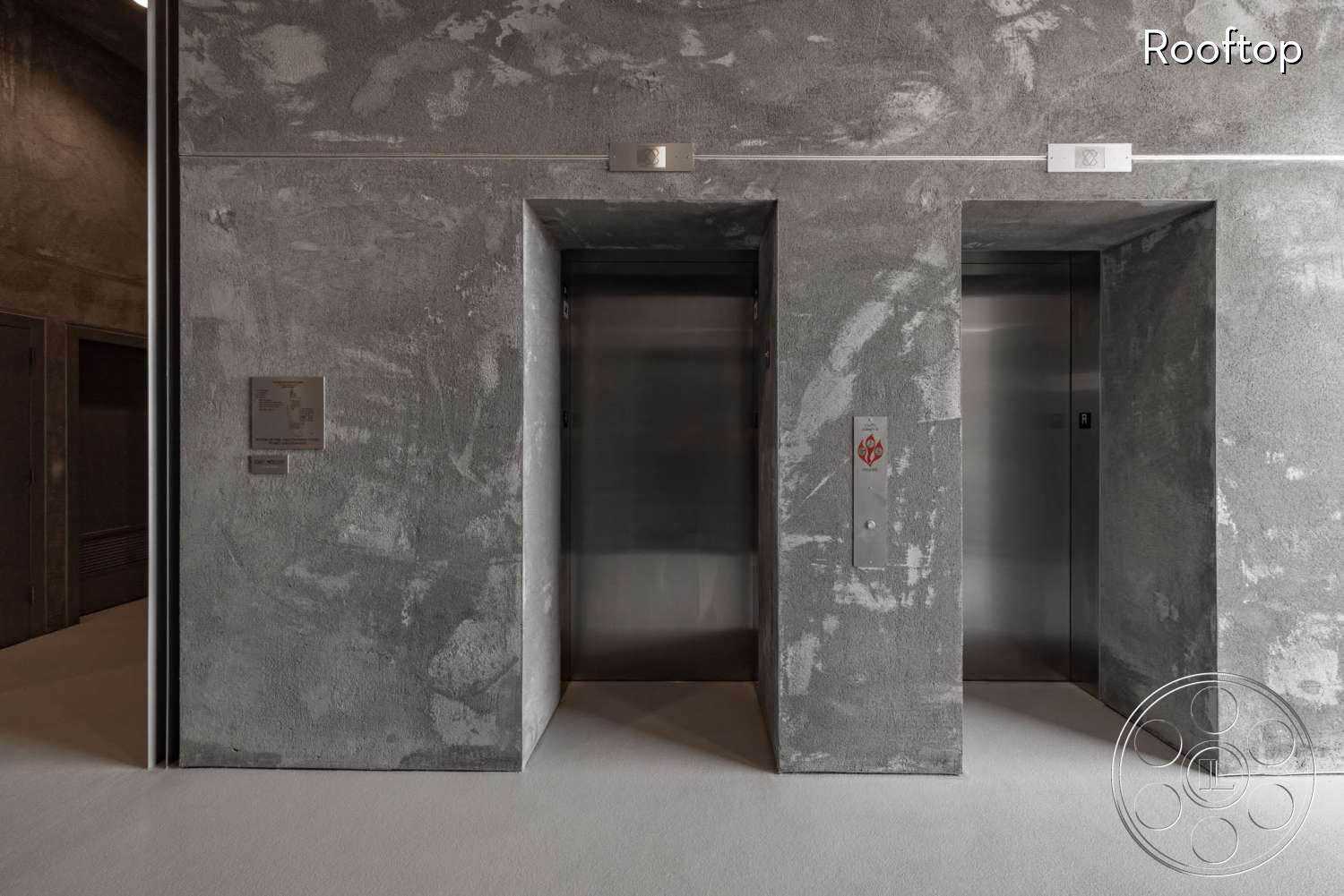 The Wrapper Building - rooftop, concrete, Elevator