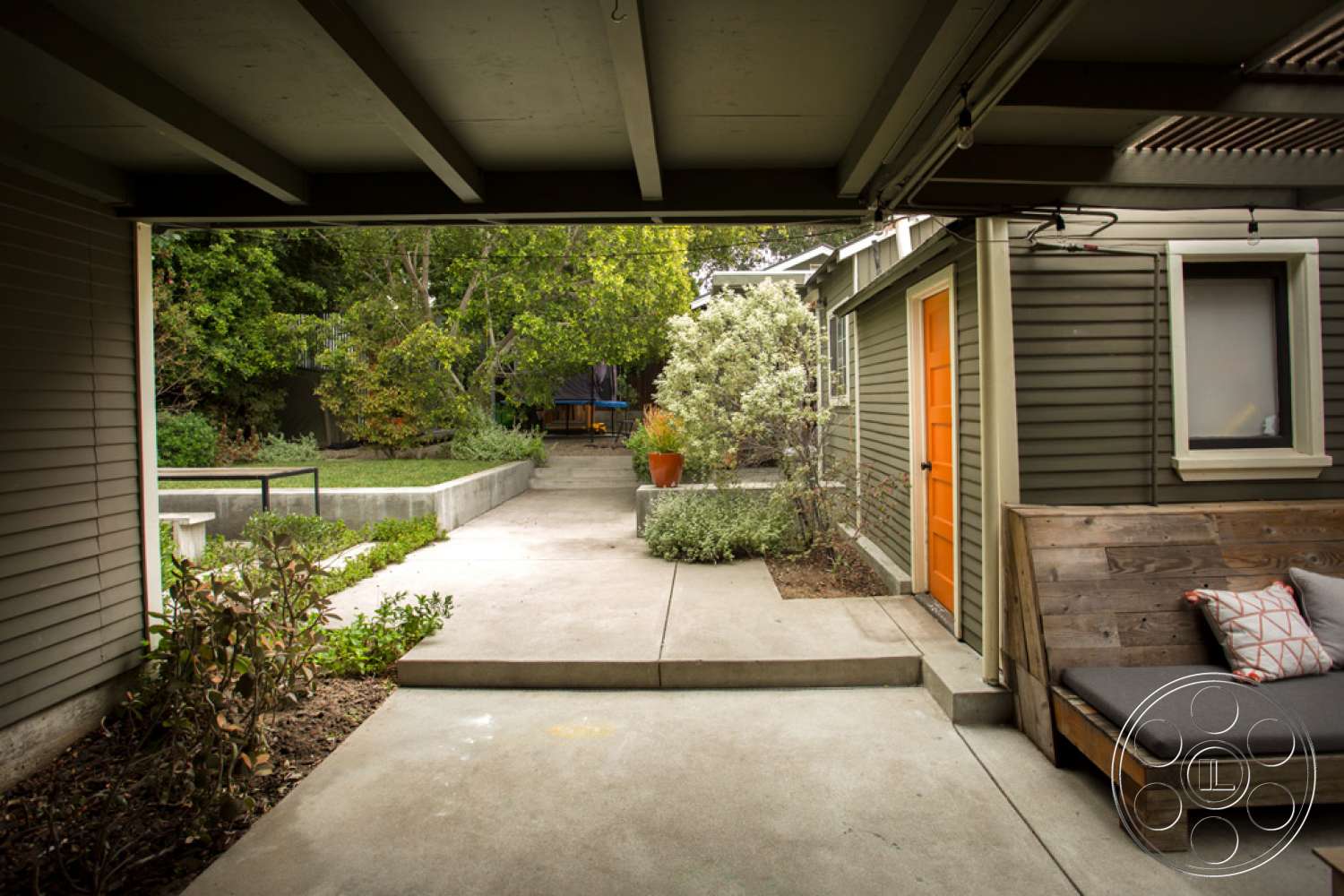 Bungalow 5 - furniture, couch, patio, porch, outdoors, flagstone, garden, slate