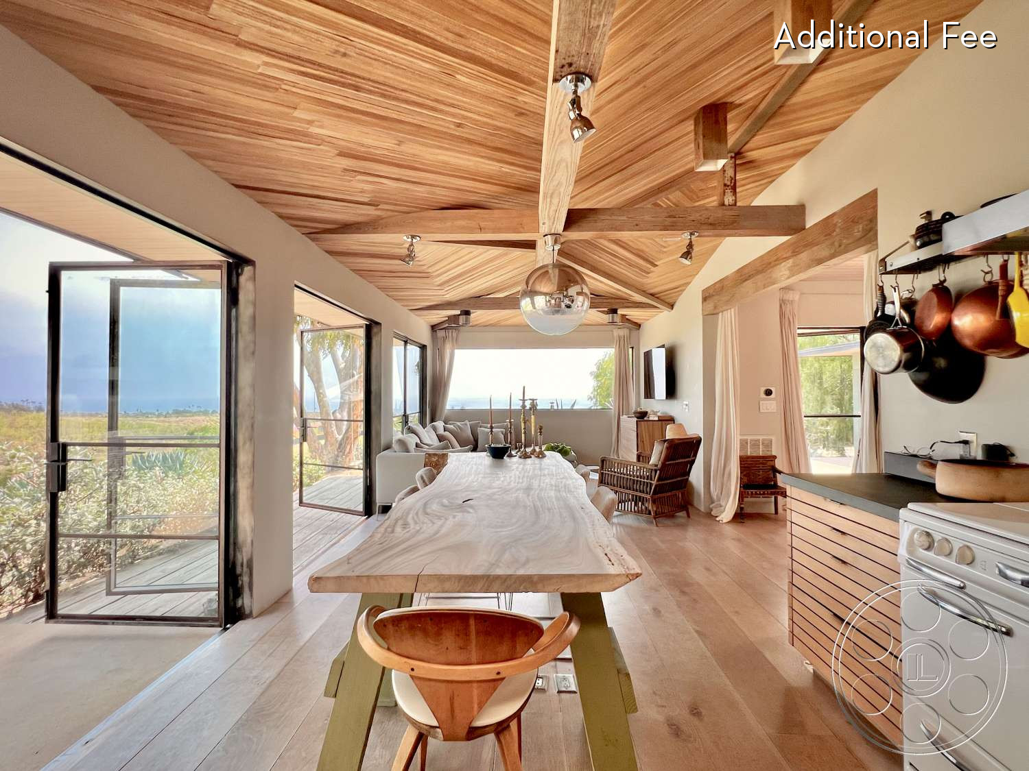Zen Garden - Hardwood, dining room, Stained Wood