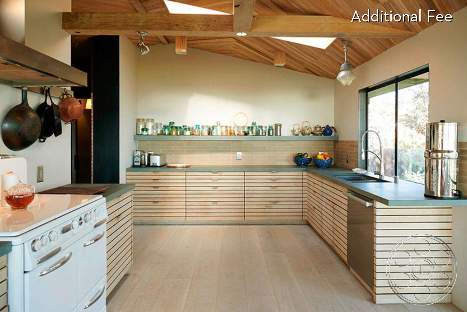 Zen Garden - Kitchen, skylight
