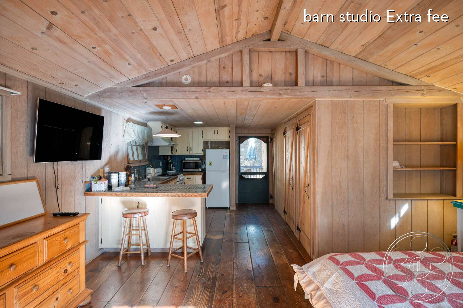 Topanga Log Cabin - Plywood, Hardwood, Stained Wood, Wood Panels