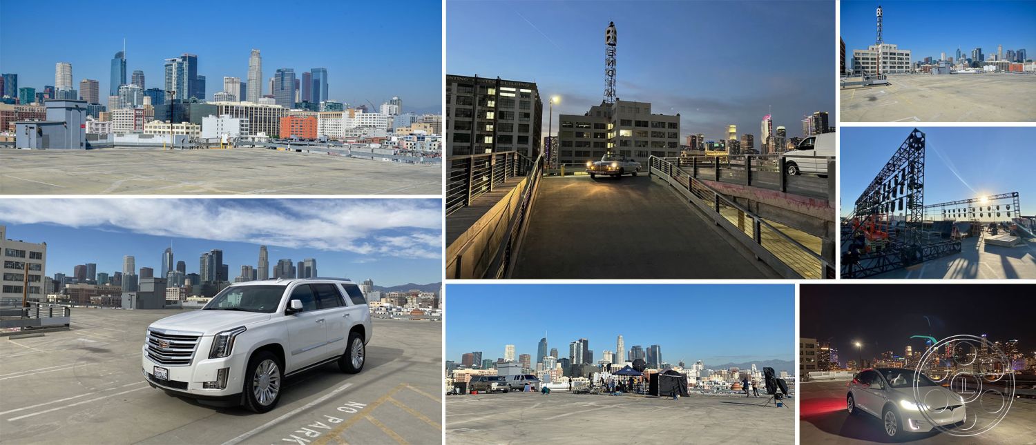 SKY Rooftop Garage collage