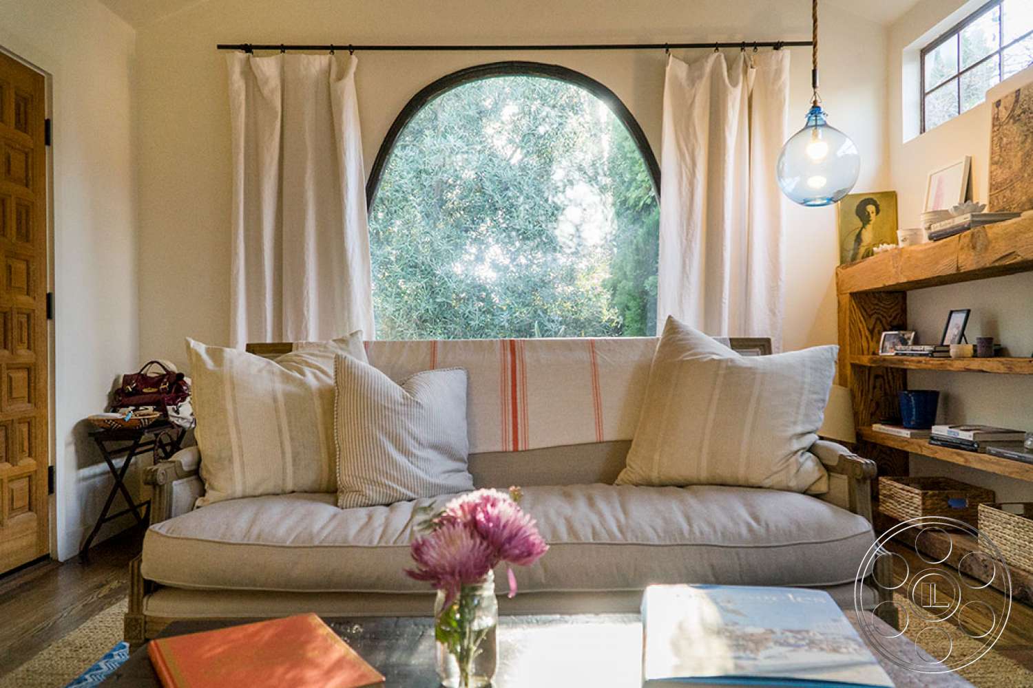 Bungalow 35 - indoors, furniture, table, room, living room, couch, coffee table, home decor, cushion