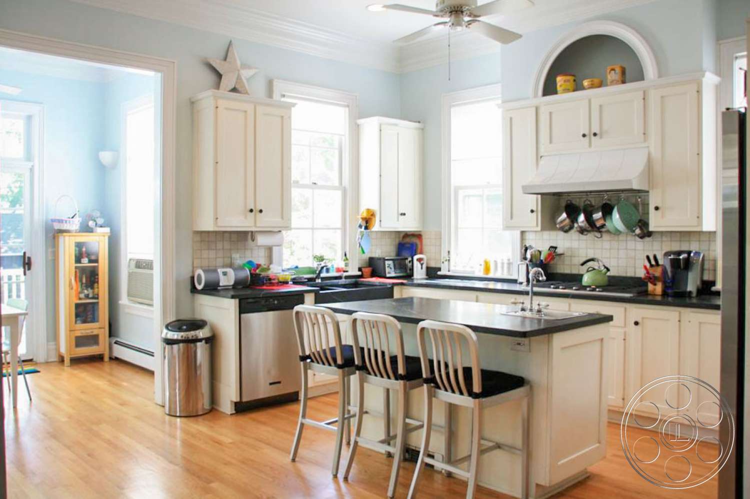 New Jersey 5 - indoors, furniture, room, chair, ceiling fan, appliance, kitchen, kitchen island