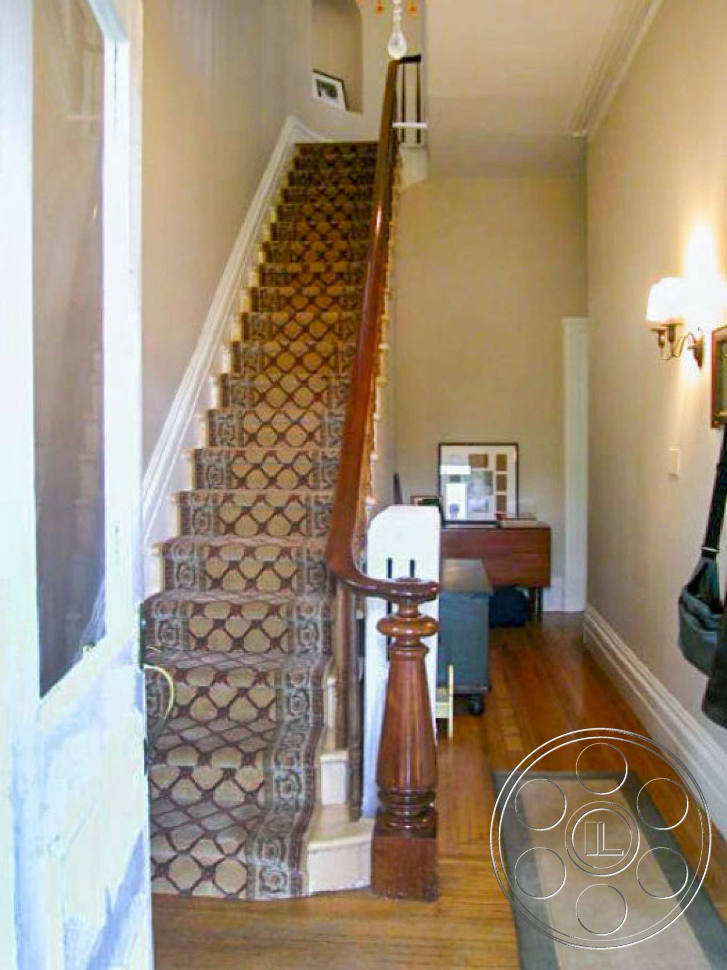 New Jersey 5 - indoors, wood, hardwood, handrail, banister, staircase