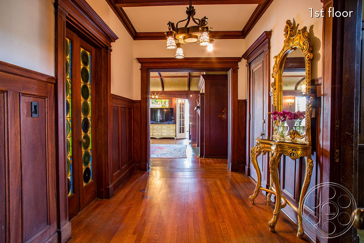 The Rosenheim Mansion - wood, hardwood