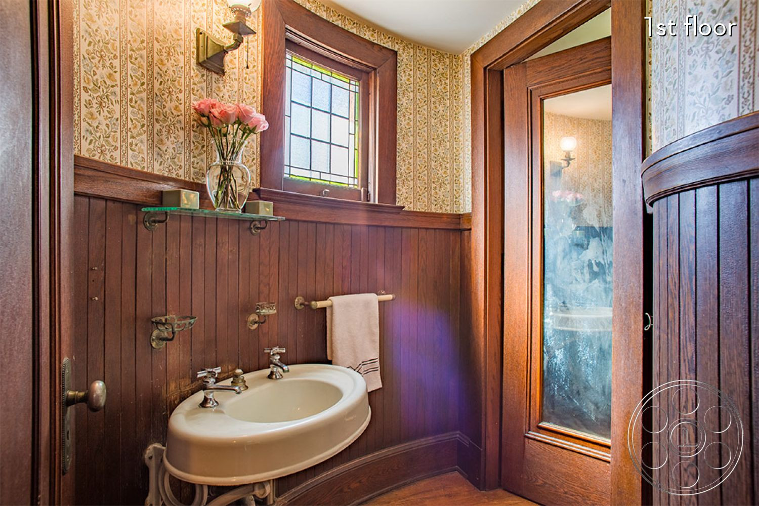 The Rosenheim Mansion - indoors, room, wood, sink, hardwood