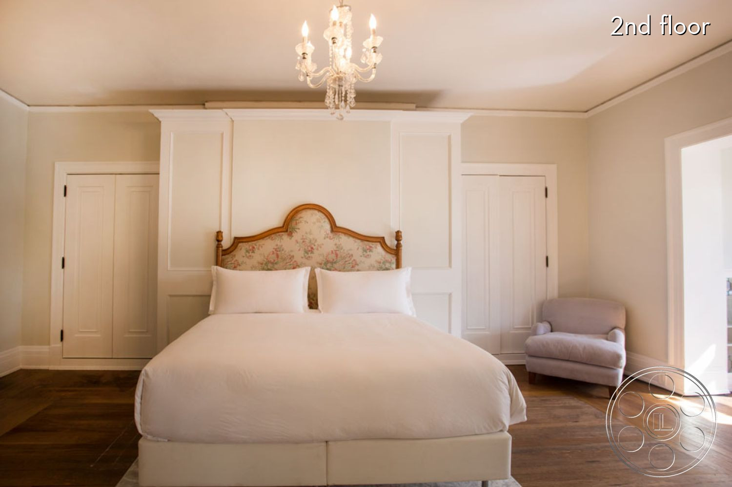 The Rosenheim Mansion - indoors, furniture, room, bed, bedroom, wood, living room, corner