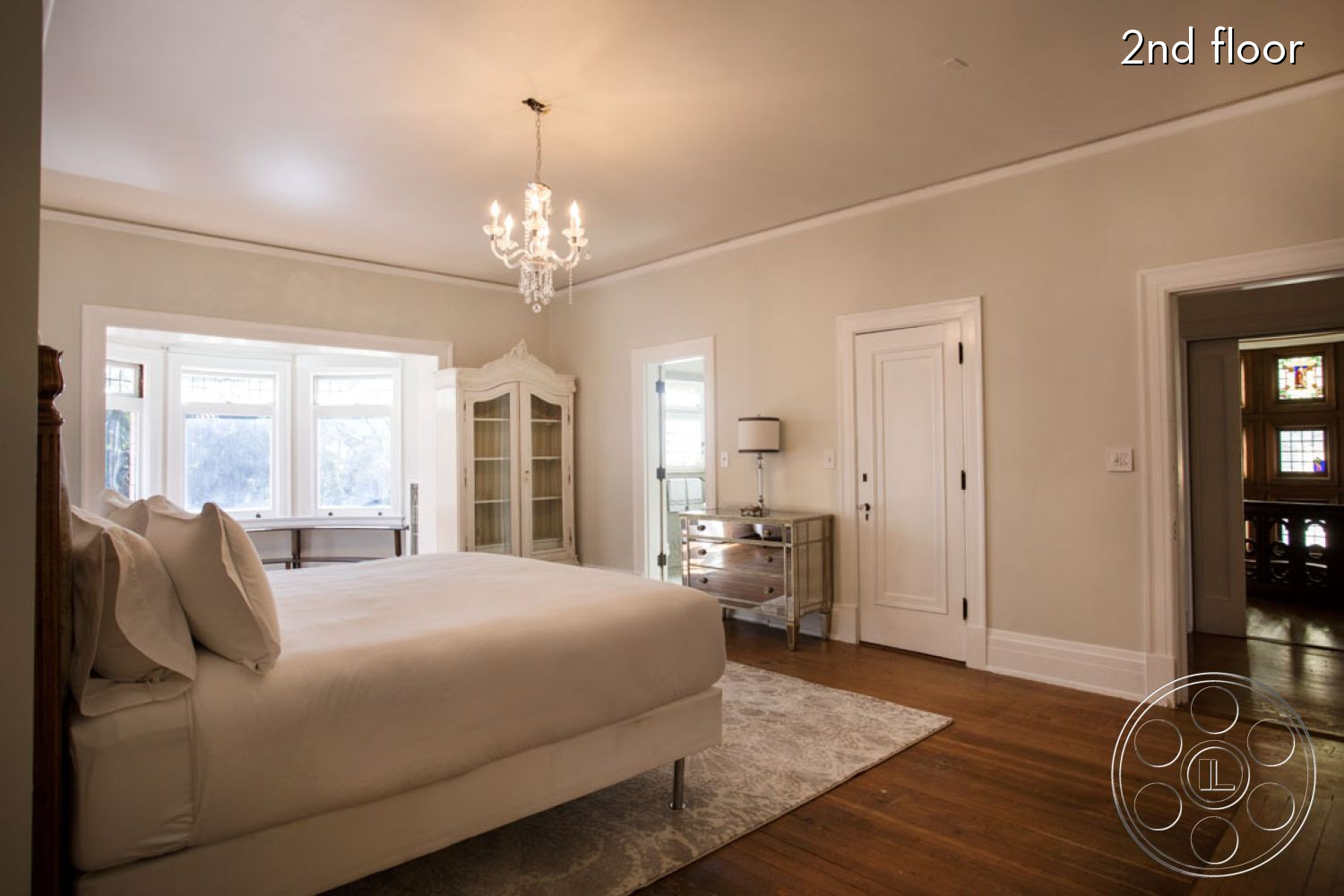 The Rosenheim Mansion - indoors, furniture, room, bed, bedroom, wood, hardwood