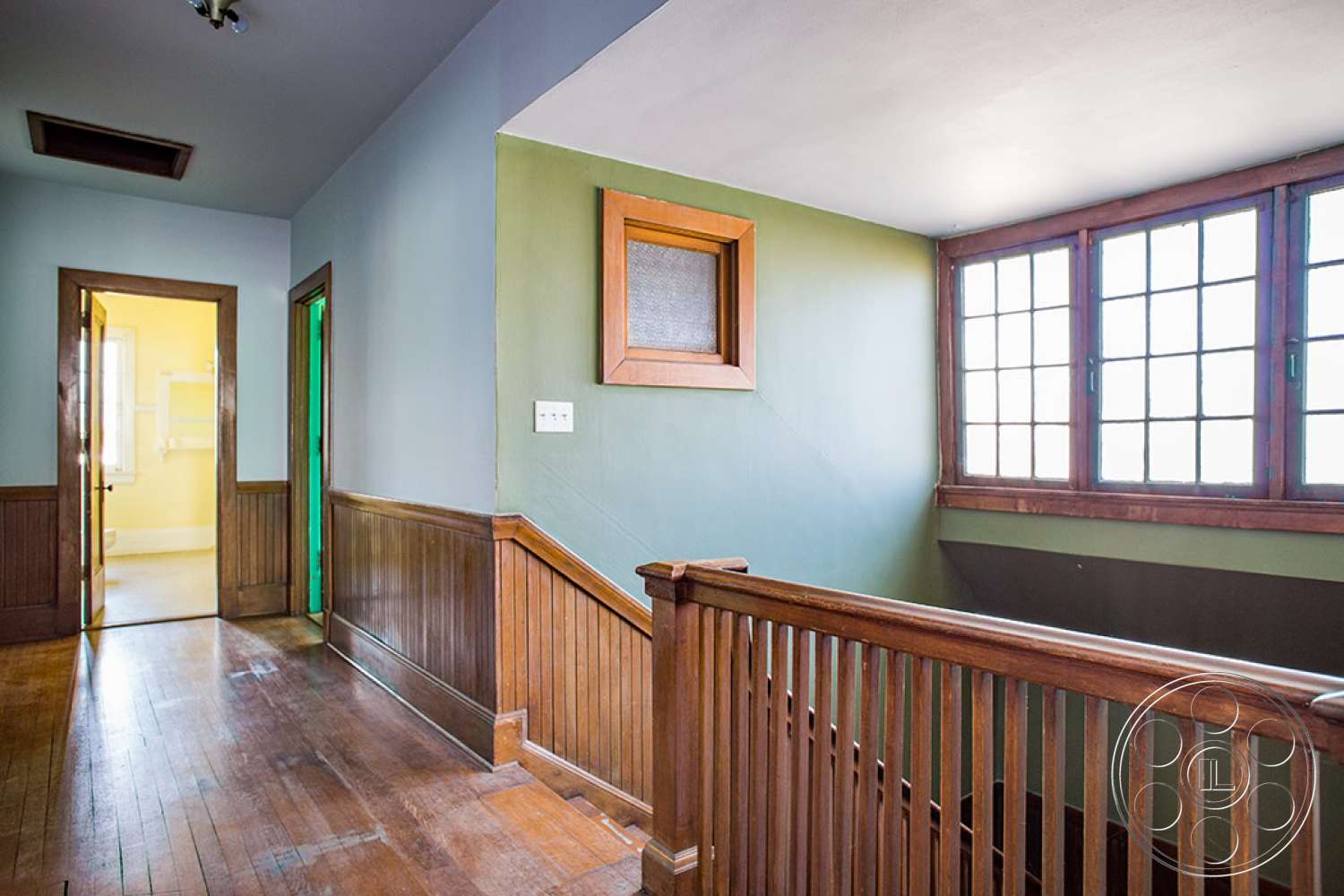 The Rosenheim Mansion - wood, hardwood, handrail, banister, railing