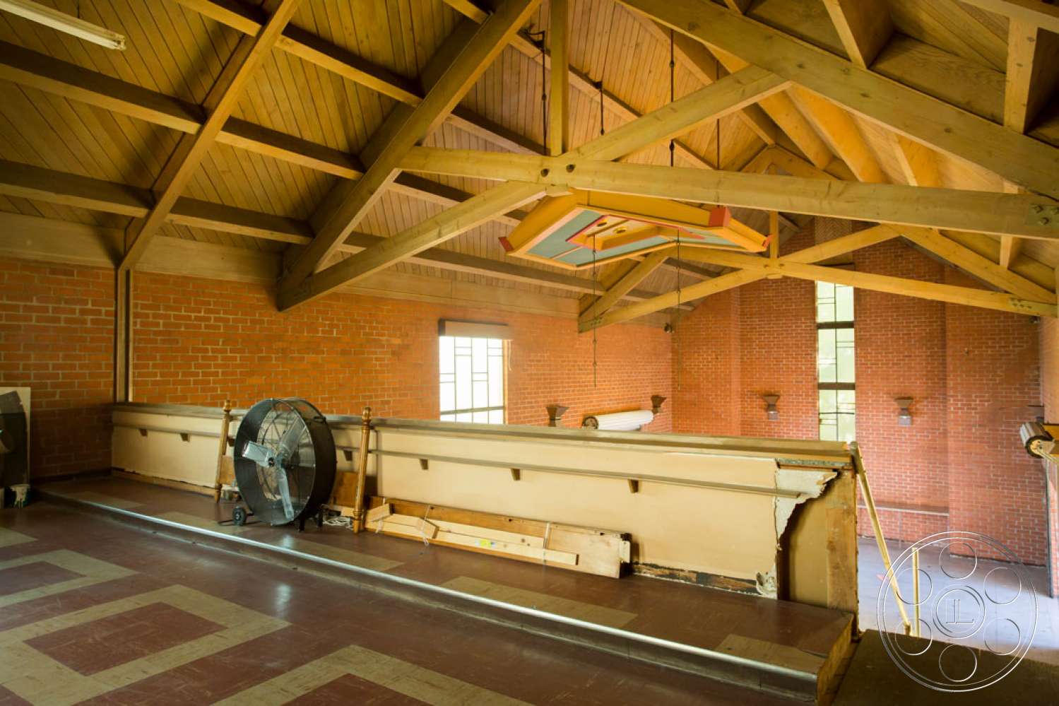 The Rosenheim Mansion - indoors, wood, attic