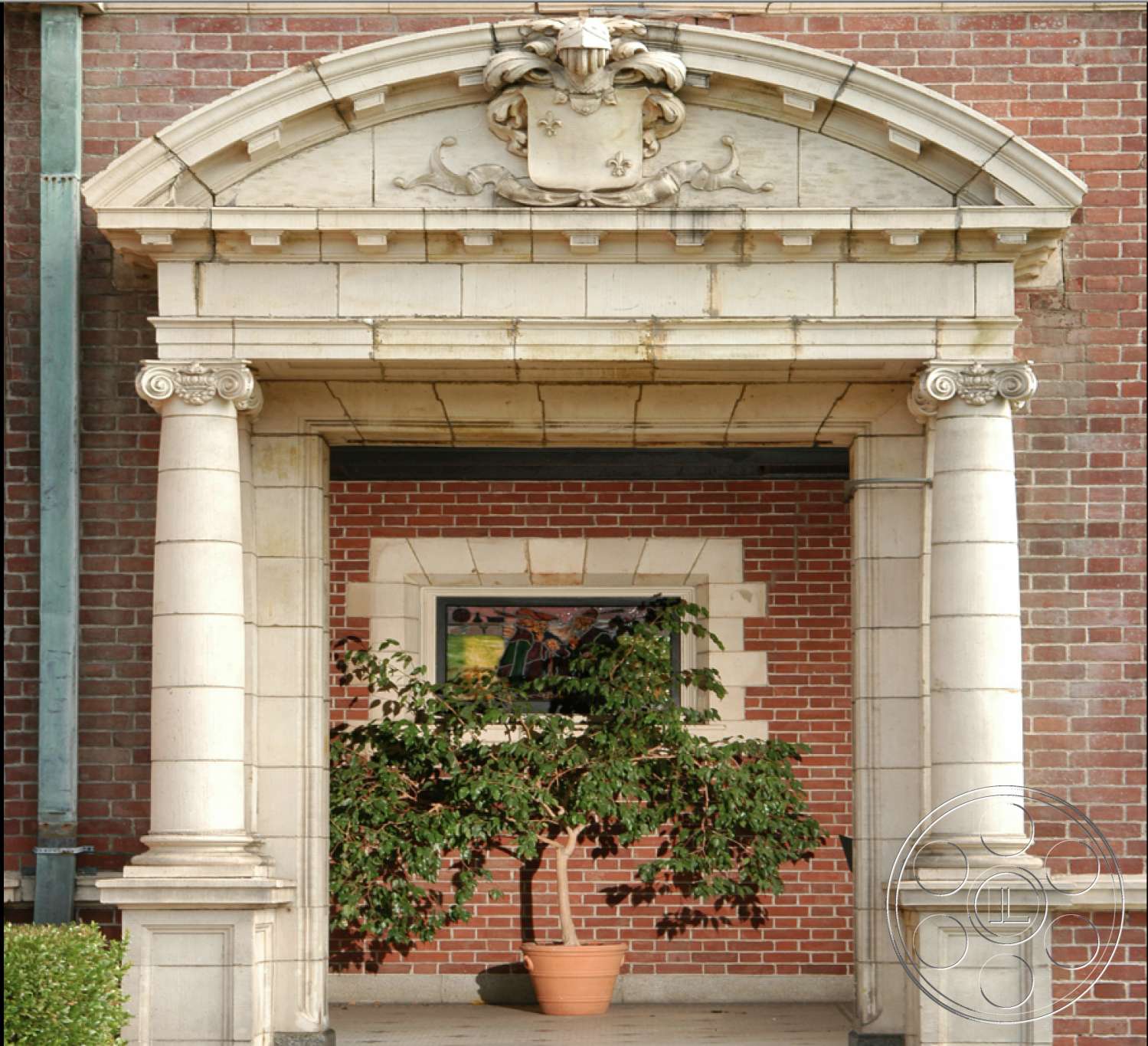 The Rosenheim Mansion - exterior - vase, jar, pottery, potted plant, home decor, brick, exterior