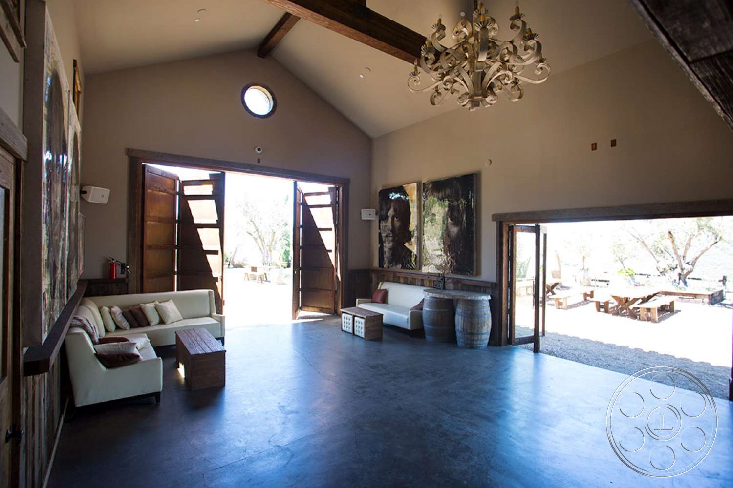 Ranch 35 - indoors, wood, furniture, room, living room, couch, hardwood, lamp