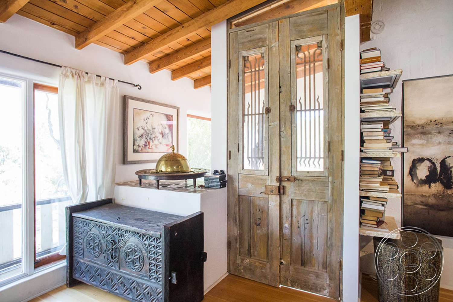 Palm Springs 32 - indoors, wood, furniture, hardwood, door, closet, cupboard, cabinet