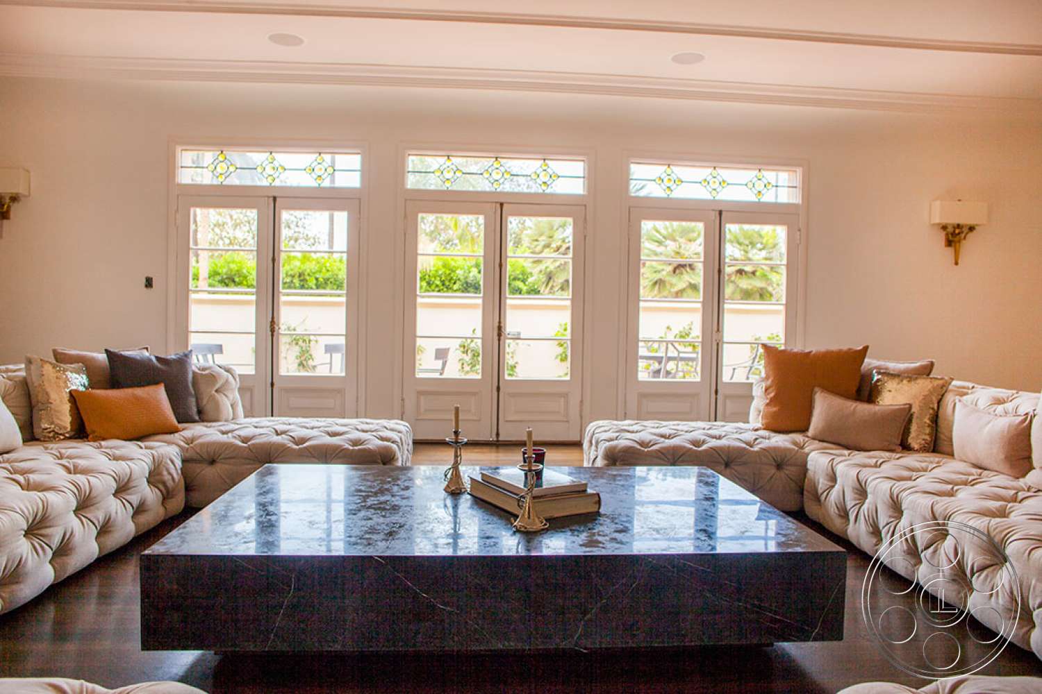 Casa Blanca - indoors, furniture, table, room, living room, couch, coffee table, rug