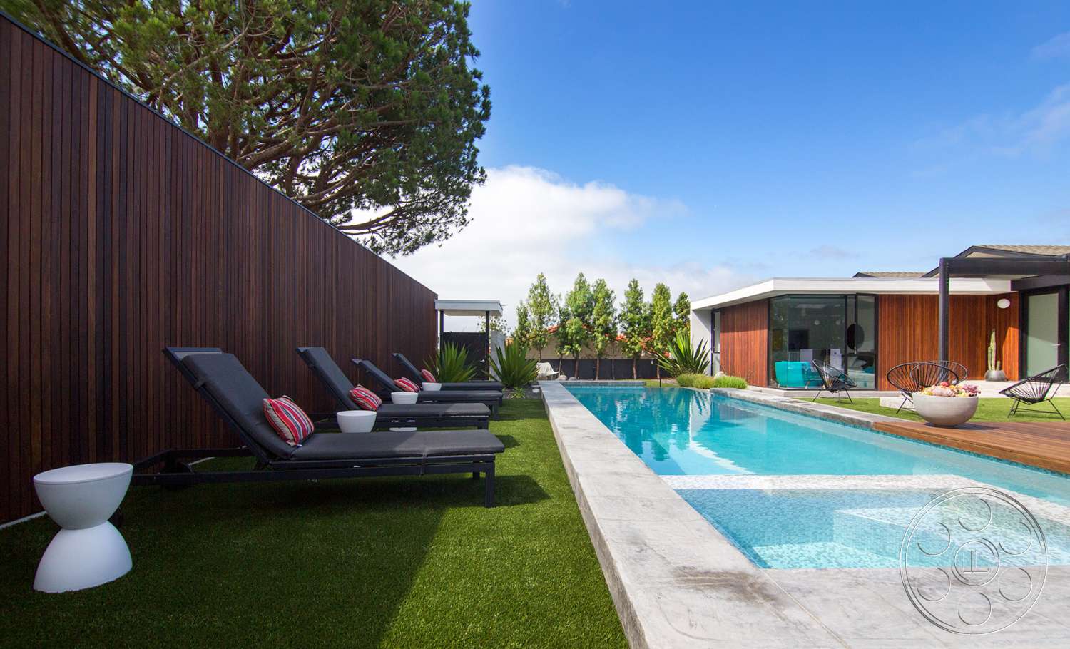 Koenig House Palos Verdes - plant, water, pool, house, villa, grass
