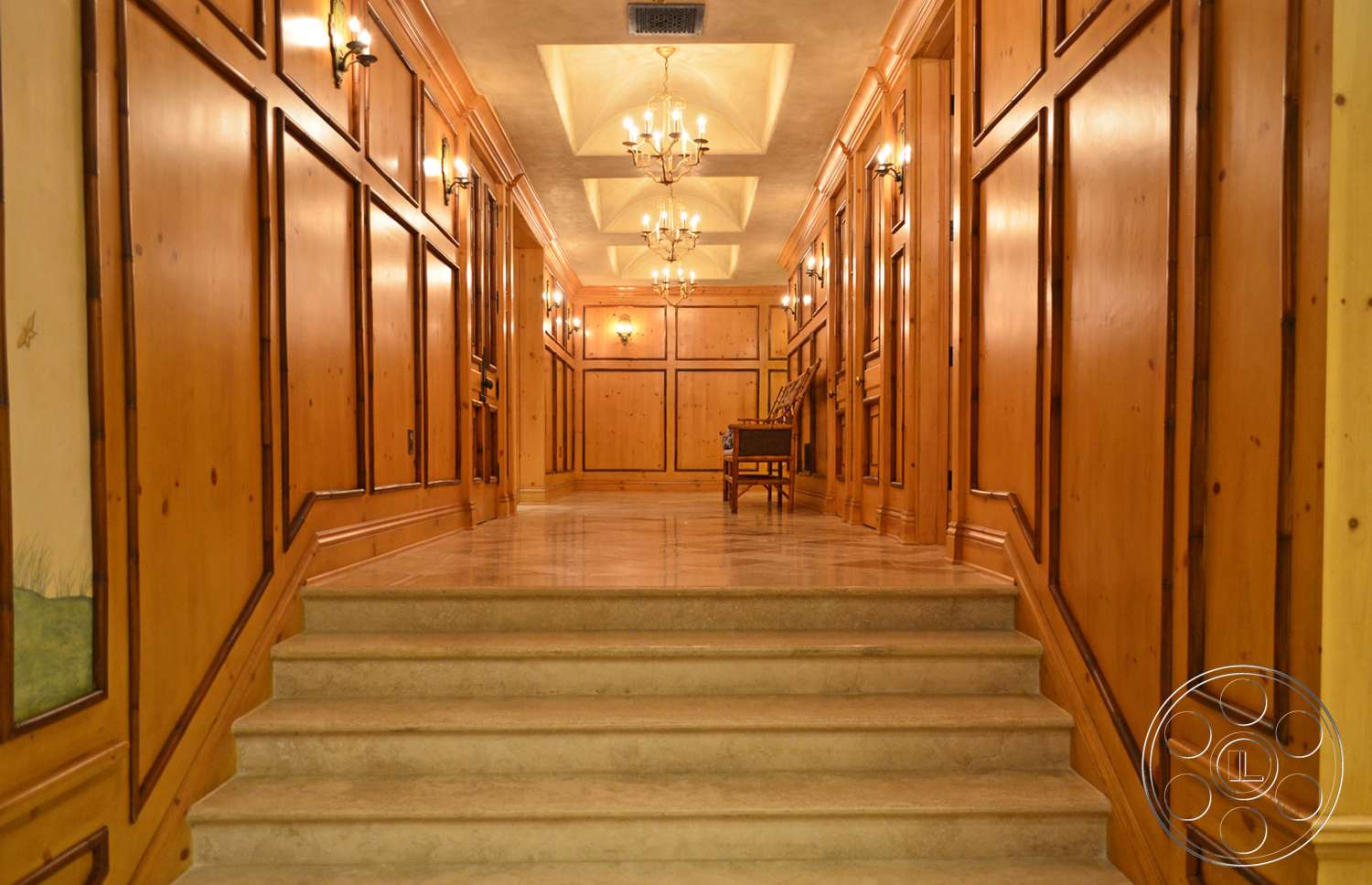 Mansion 16 - wood, corridor, hardwood, staircase