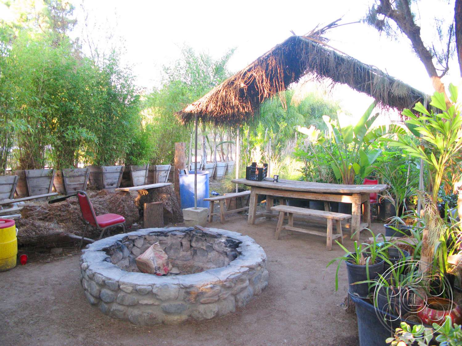 Ranch 6 - furniture, patio, porch, outdoors, flagstone, bench