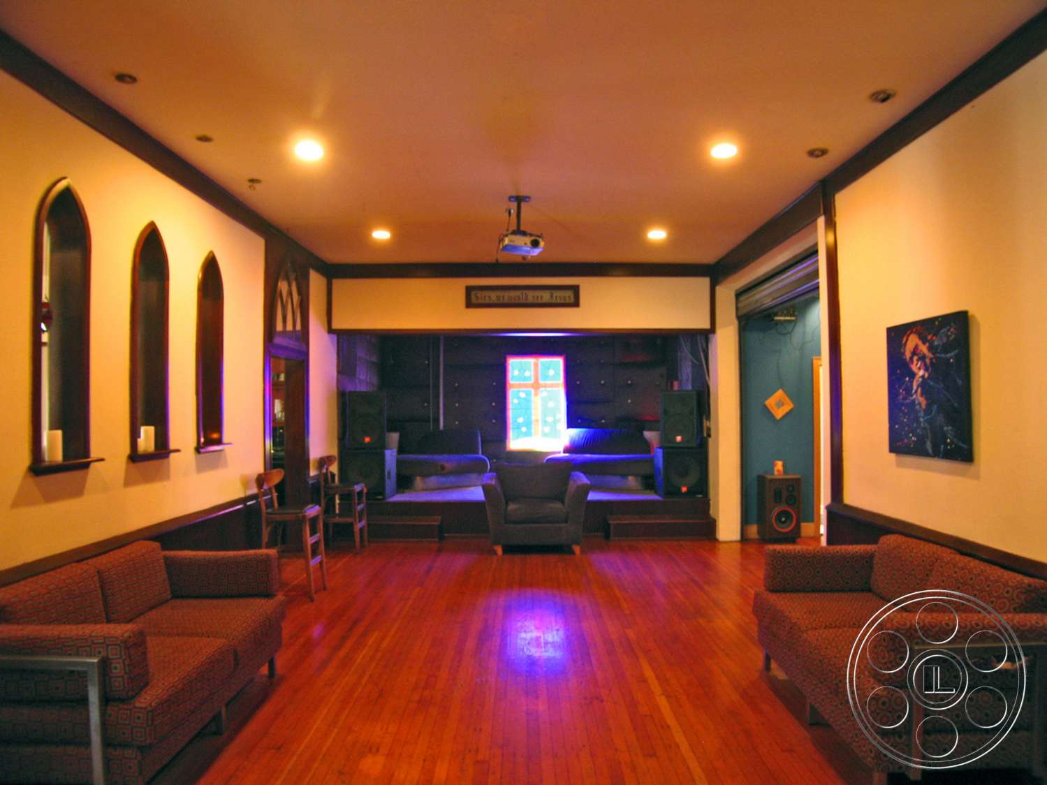 Loft 93 - indoors, wood, furniture, room, living room, couch, chair, hardwood